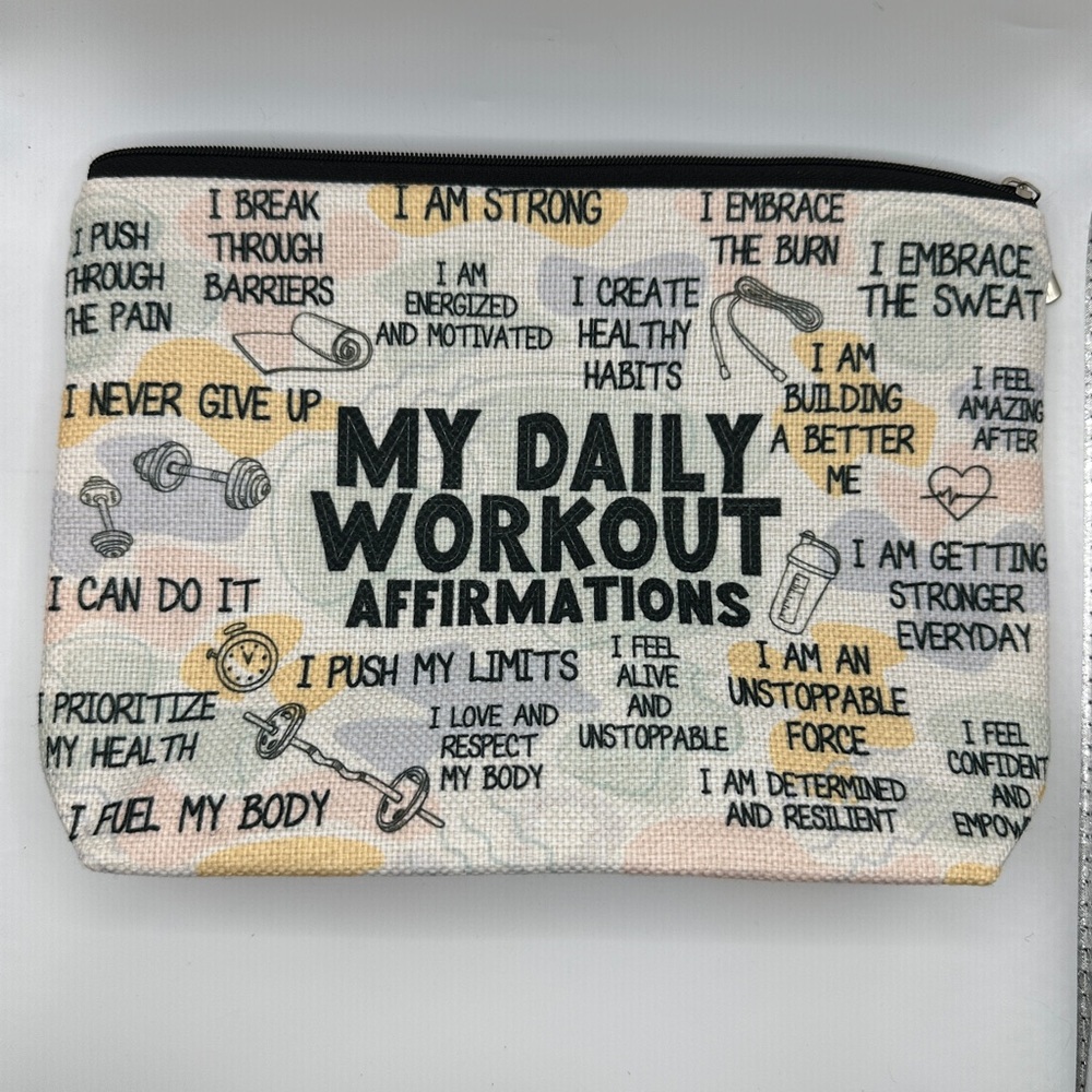 Workout Affirmations Pouch View 2